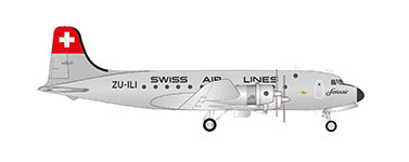Herpa 572491 - DC-4 Swissair HB-ILI